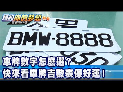 車牌尾數6|好運車牌號碼選購指南：解讀車牌數字的吉利寓意 